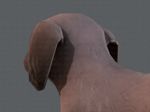 dog base cartoonv02 3D Model