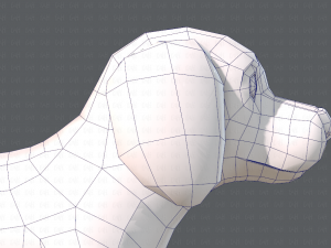 dog base cartoonv02 3D Модель