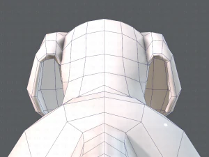 dog base cartoonv02 3D Model