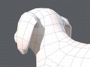 dog base cartoonv02 3D Модель