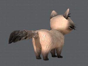 cat cartoon v02 3D Model