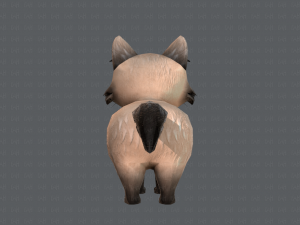 cat cartoon v02 3D Модель
