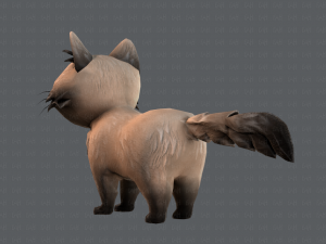 cat cartoon v02 3D Модель