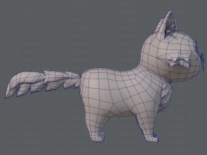 cat cartoon v02 3D Модель
