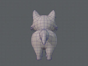 cat cartoon v02 3D Model
