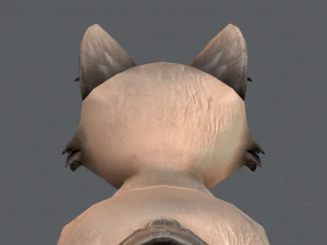 cat cartoon v02 3D Model