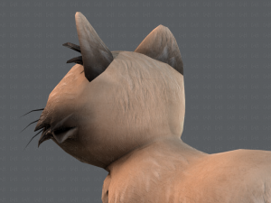 cat cartoon v02 3D Модель