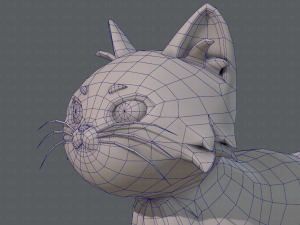 cat cartoon v02 3D Модель