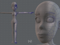 base mesh woman 04 3D 모델