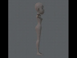base mesh woman 04 3D Model