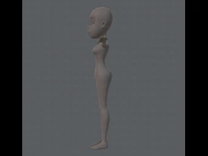 base mesh woman 04 3D Model