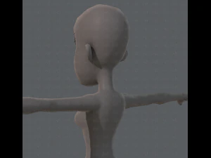 base mesh woman 04 3D Model