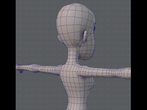 base mesh woman 04 3D Model