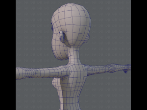 base mesh woman 04 3D Model