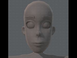 base mesh woman 04 3D Model