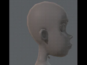 base mesh woman 04 3D Model