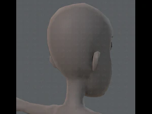 base mesh woman 04 3D Model