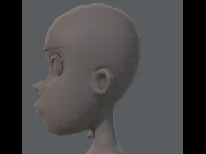 base mesh woman 04 3D Model