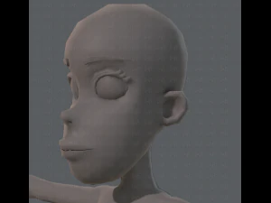 base mesh woman 04 3D Model