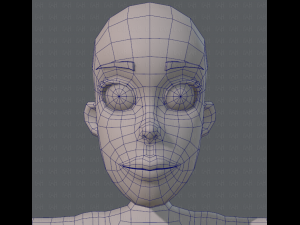 base mesh woman 04 3D Model