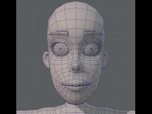 base mesh woman 04 3D Model