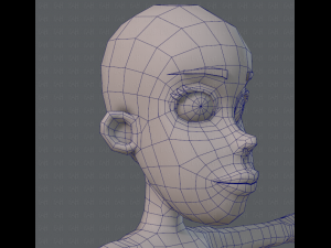 base mesh woman 04 3D Model
