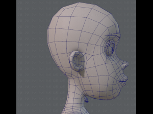 base mesh woman 04 3D Model