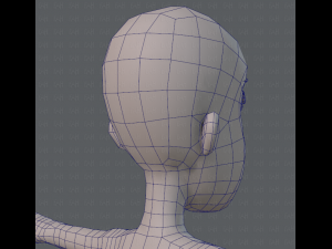 base mesh woman 04 3D Model