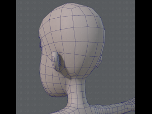 base mesh woman 04 3D Model