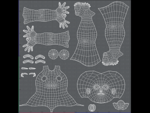 base mesh woman 04 3D Model