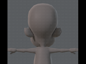 base mesh boy character v02 3D Модель