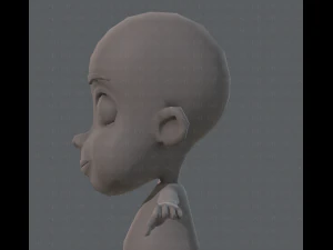 base mesh boy character v02 3D Model