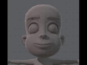 base mesh boy character v02 3D Модель