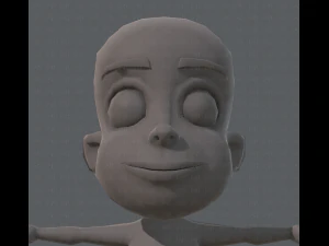 base mesh boy character v02 3D Model