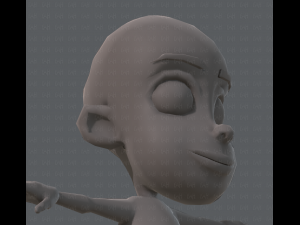 base mesh boy character v02 3D Модель