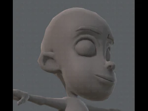 base mesh boy character v02 3D Model