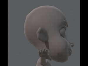 base mesh boy character v02 3D Модель