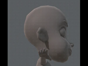 base mesh boy character v02 3D Model