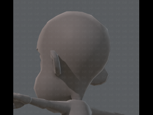 base mesh boy character v02 3D Модель