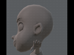 base mesh boy character v02 3D Модель
