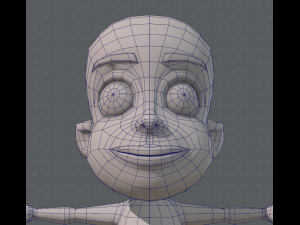 base mesh boy character v02 3D Модель