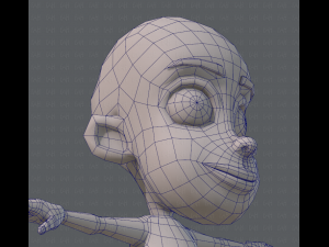 base mesh boy character v02 3D Модель
