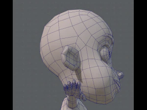 base mesh boy character v02 3D Model