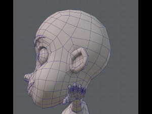 base mesh boy character v02 3D Модель