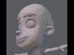 base mesh boy character v02 3D Модель