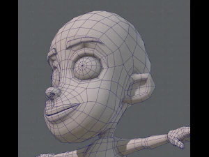 base mesh boy character v02 3D Model