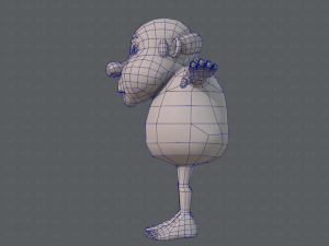 base mesh old man character v02 3D Модель