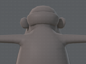 base mesh old man character v02 3D Модель