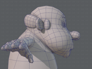 base mesh old man character v02 3D Модель