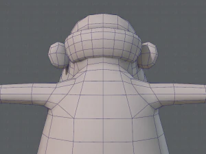 base mesh old man character v02 3D Model